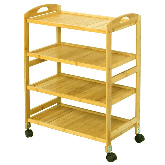 Этажерка для ванной на колёсиках 