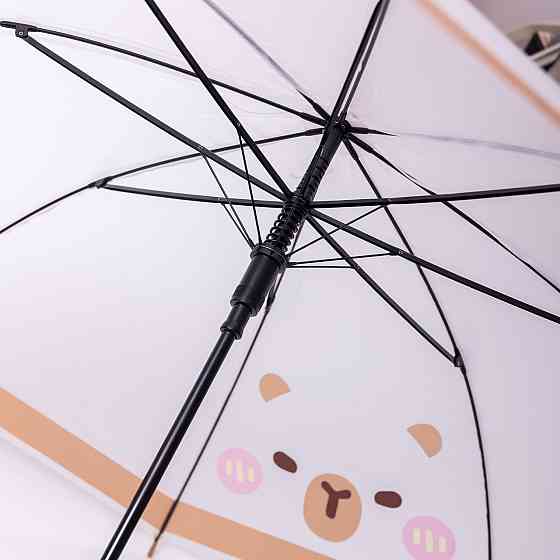 Класична парасолька-тростина напівавтомат з поліестеру 8 спиць діаметр 92 см HP-23-10 Коломыя