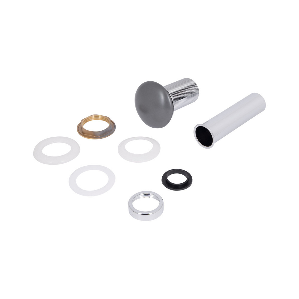 Раковина накладная Qtap Robin 500х380х140 мм, Anthracite, прямоугольная, с донным клапаном QT04116302AN Киев - изображение 12