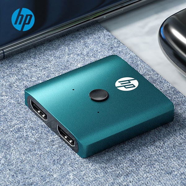 Сплітер HP HDMI 2.0 UHD 4K/30Hz 3D, HDCP,1080P 2in 1out Блакитний (DHC--HD01v) Київ - фото 2