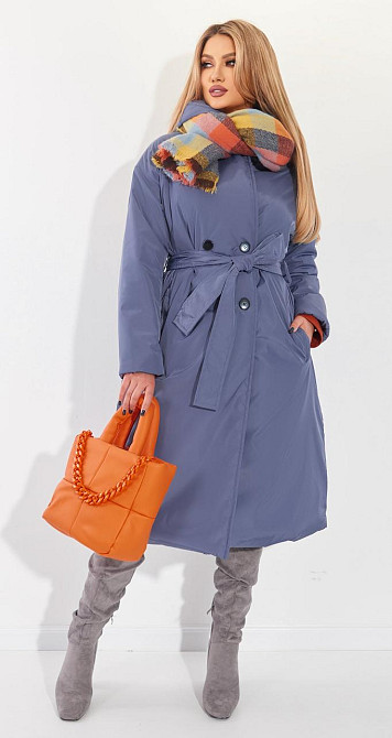 Модне пальто з плащової тканини (44) Київ - фото 3