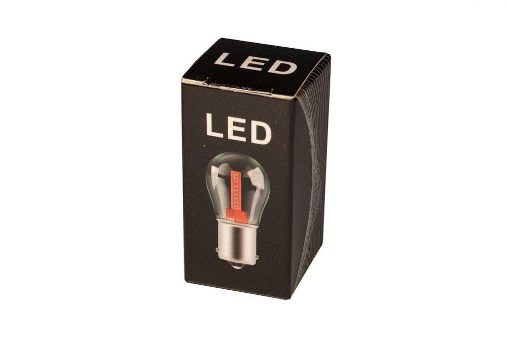 Світлодіодна лампа StarLight T25 18 chip СОВ 12 V WHITE FLASH у скляній колбі Харків - фото 4