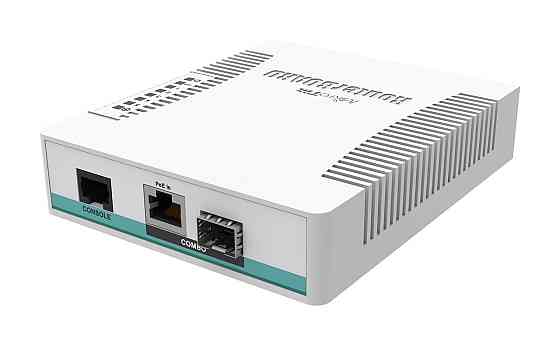 Комутатор MikroTik CRS106-1C-5S (400Mhz/128Mb, 5xSFP, 1xCombo) Так Харків