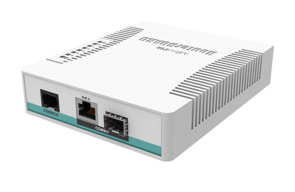 Комутатор MikroTik CRS106-1C-5S (400Mhz/128Mb, 5xSFP, 1xCombo) Так Харків - фото 1