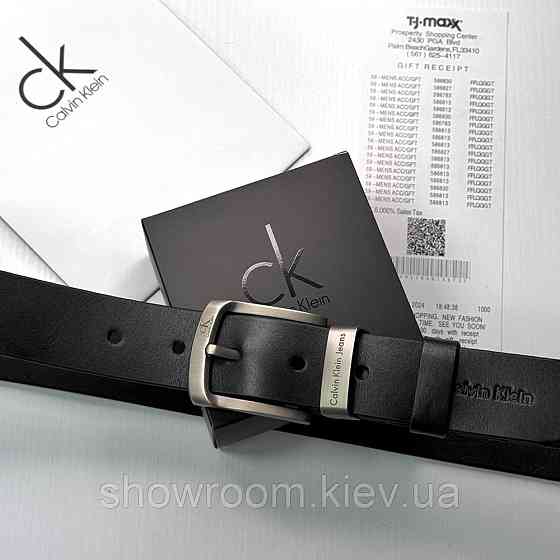 Мужской брендовый ремень из итальянской натуральной кожи Ск (402) Киев