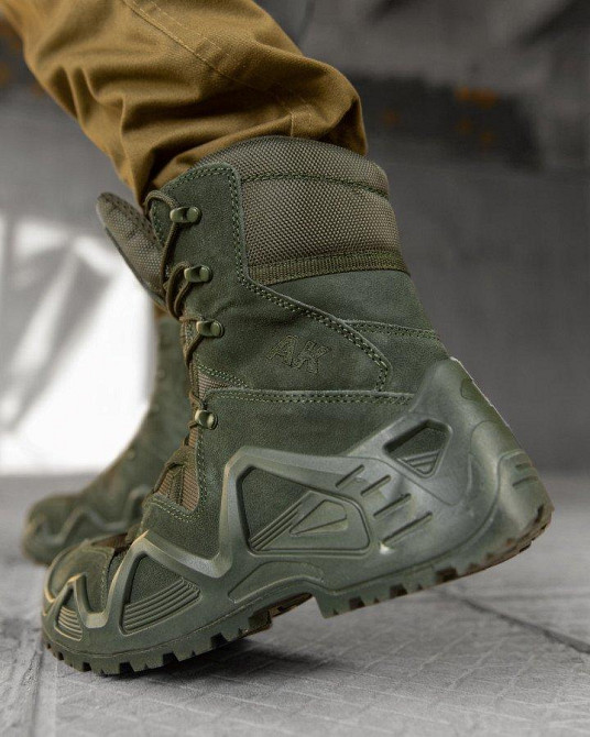 Тактичні туфлі берці AK olive ВТ0528 Одеса - фото 3