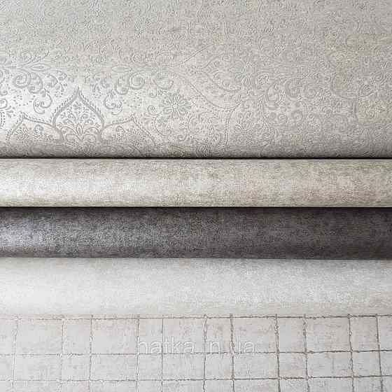 Шпалери флізелінові еко Rasch Kerala 0.53х10 м вензелі східний малюнок сіро рожеві сріблясті Київ