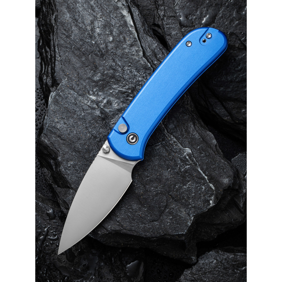 Нож складной Civvi Qubit Bright Blue Aluminum C22030E-3 Ровно - изображение 20