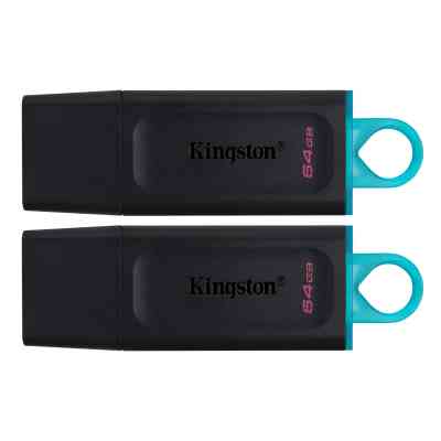 USB флеш накопичувач Kingston 2x64GB DT Exodia Black+Blue USB 3.2 (DTX/64GB-2P) Вінниця