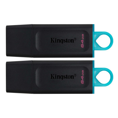 USB флеш накопичувач Kingston 2x64GB DT Exodia Black+Blue USB 3.2 (DTX/64GB-2P) Вінниця - фото 1