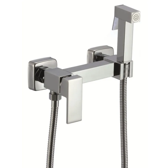 Змішувач для гігієнічного душу Zerix FTK-222 з лійкою (ZX5841) Київ