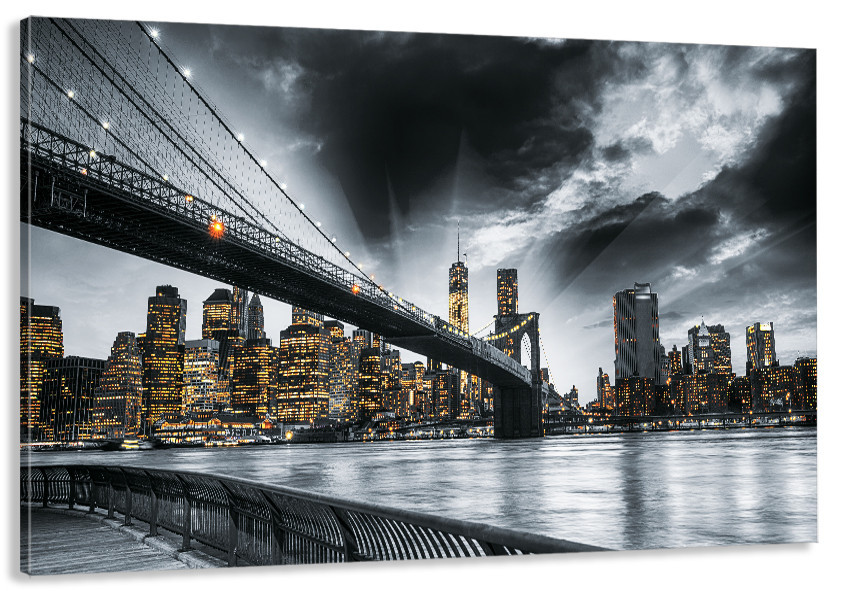 Картина холст у вітальню / спальню Міст    MLP_108  ( 60х30см ) 90х180см Київ - фото 1