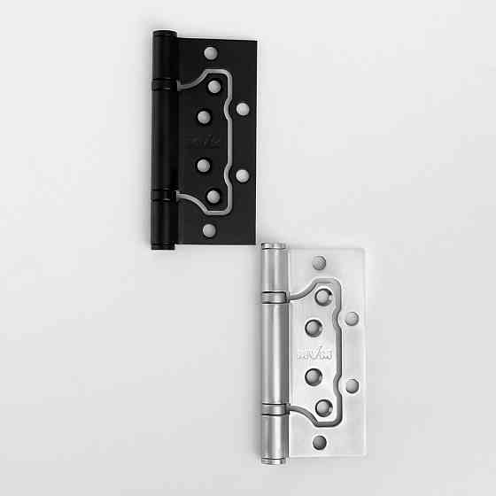 ЗАВИСА ДЛЯ ДВЕРЕЙ УНИВЕРСАЛЬНАЯ НЕВРЕЗНАЯ УСИЛИНА HB-100E BLACK ЧЕРНА Киев