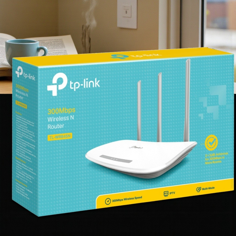 Якісний Wi-Fi роутер TP-LINK TL-WR845N  для дому та офісу Швидкість Wi-Fi 300 Мбіт/с вай фай роутер тп лінк Львів - фото 4