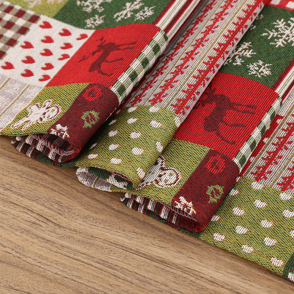 Рождественская скатерть на стол 170 см на 34 см разноцветный Киев - изображение 7