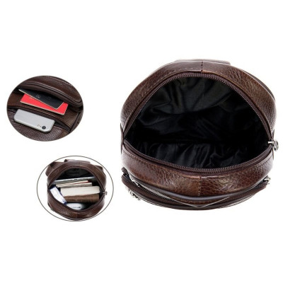 Сумка Vintage Чоловіча через плече Коричнева (14986) Вінниця - фото 7