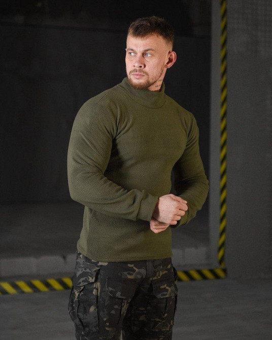 Гольф флисовый олива ВТ4790 Одесса - изображение 2