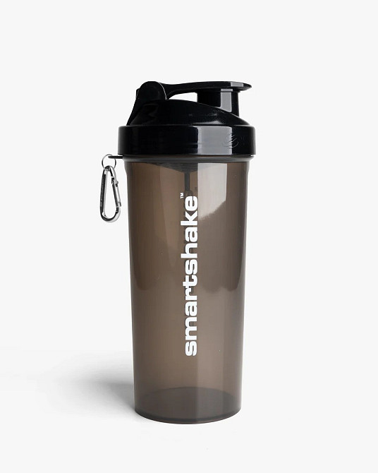 Шейкер спортивный для воды и спортивного питания Smartshake Lite 1000ml Glossy-Black Киев - изображение 3