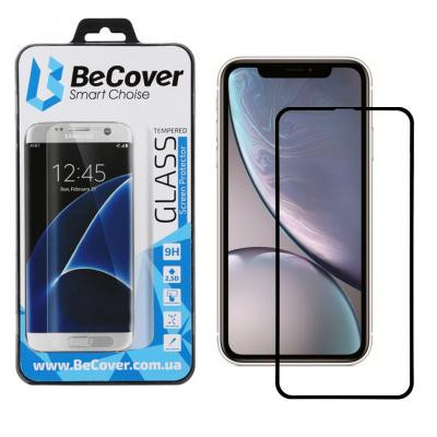 Стекло защитное BeCover Apple iPhone XR Black (702621) Винница - изображение 1
