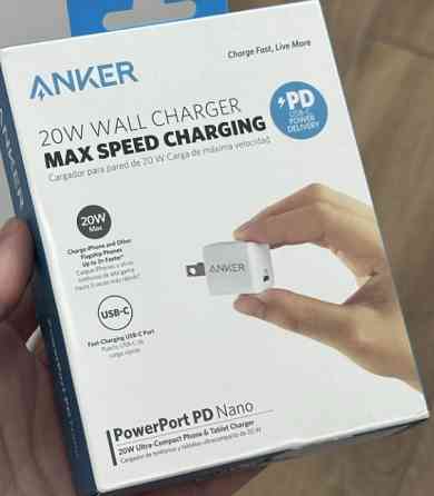 Зарядное устройство Anker 20W USB-C Charger PowerPort PD Nano Adapter. Харьков