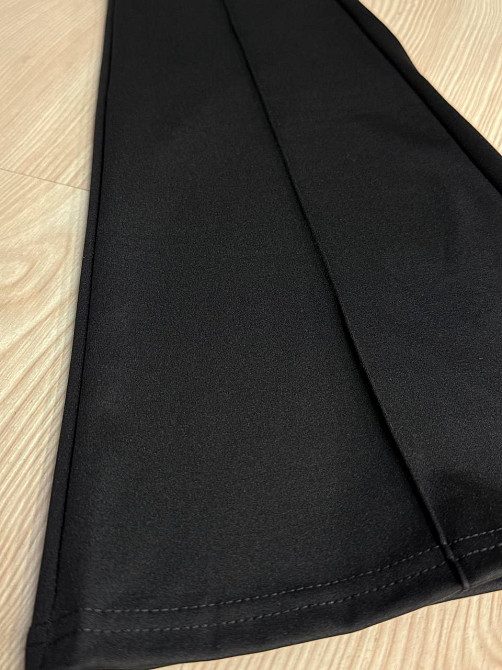 Лосины женские A-N 1724 клеш от колена со стрелкой черные, черный, L Киев - изображение 14