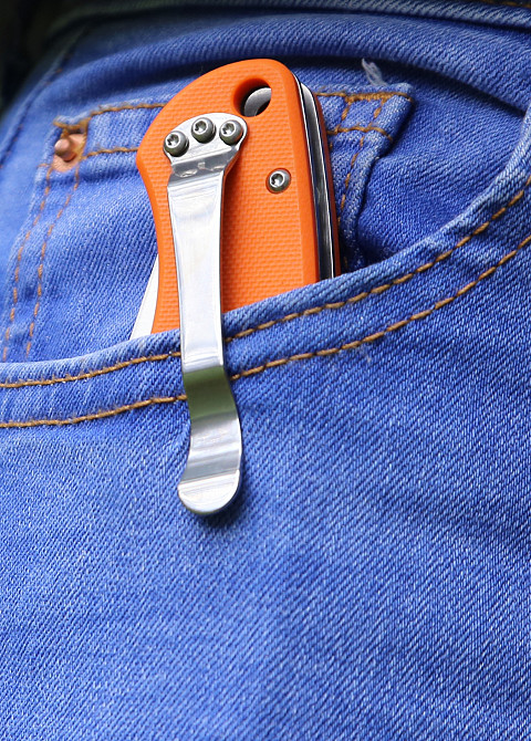 Ніж складаний Ganzo G729-OR помаранчевий Киев - изображение 11