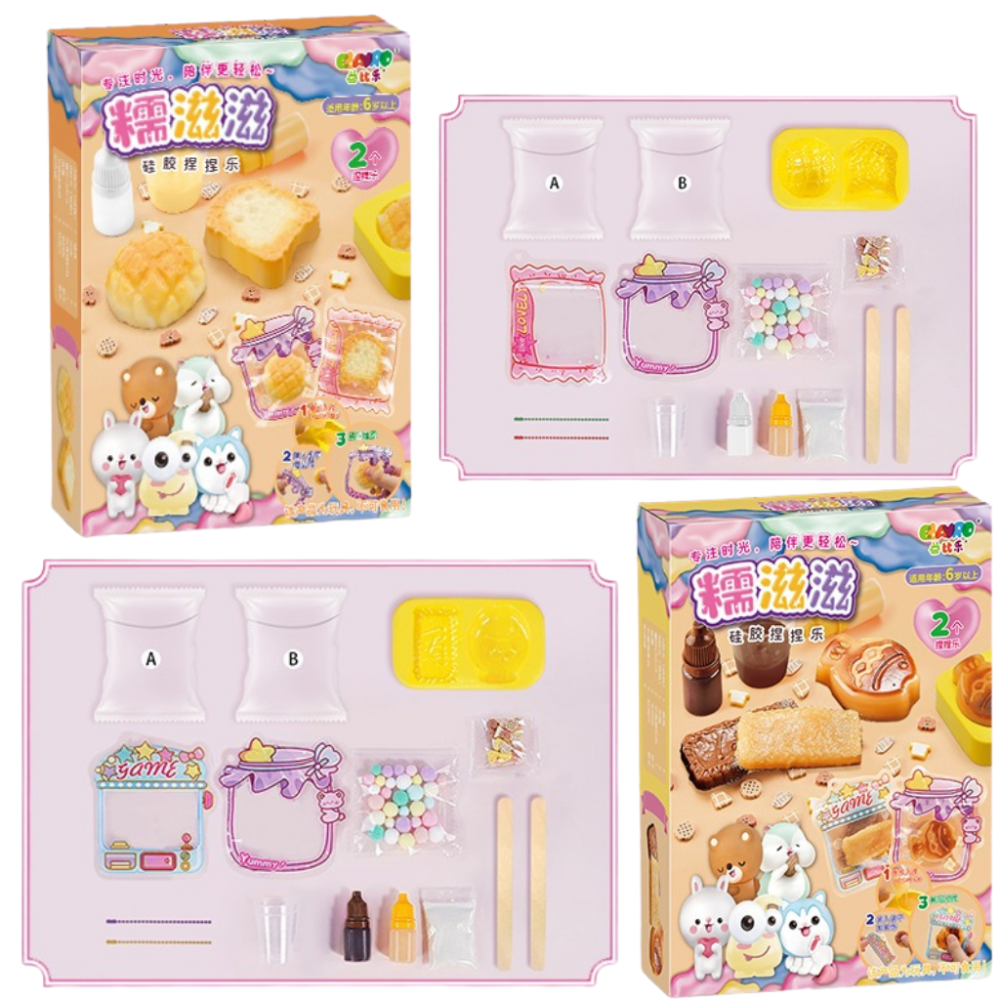 Набір сквішів 4в1 для виготовлення Таба лапок антиструсів, дитячий набір для творчості комплект "Створи сквіш сам" 4 шт. Кам'янець-Подільський - фото 9