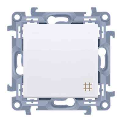 Вимикач Simon 1х, білий (CW7.01/11) Вінниця