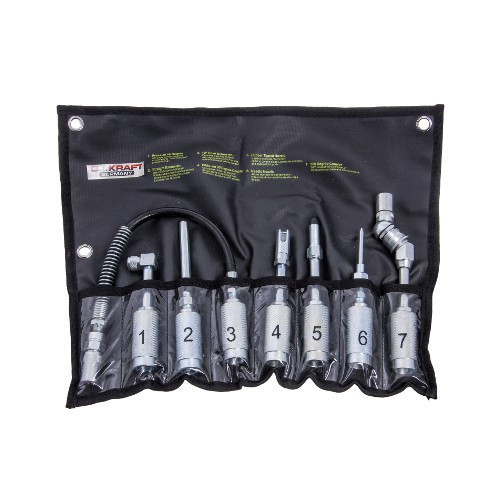 Набір насадок для шприц-оливки 7 од. G.I.KRAFT K-410 Одеса - фото 1