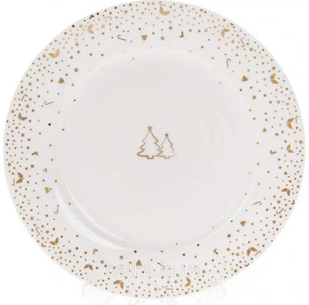 ТАРЕЛКА НОВОГОДНЯ "ЗІМНА СКАЗКА" 26.2 СМ + ПОДАРУНОВА ПАКОВКА Київ - фото 1