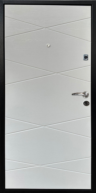 Двери квартирные, серия ЭКОНОМ модель ЭКО-4 титан горизонт/шелк горизонт 860 Киев - изображение 2