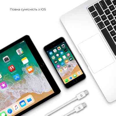 Дата кабель USB-C to USB-C 2.0m ABMLL82 white Armorstandart (ARM63474) Вінниця