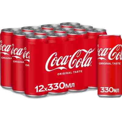 Напій Coca-Cola Безалкогольний сильногазований 330 мл (5449000000996) Вінниця