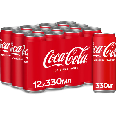 Напій Coca-Cola Безалкогольний сильногазований 330 мл (5449000000996) Вінниця - фото 2