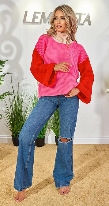 Свитер крупной вязки (42-48) Киев - изображение 1