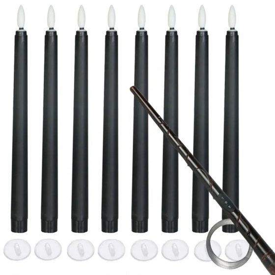 Набір літаючих свічок «Harry Potter» 32 см. (8 шт. + паличка) - Чорні Київ