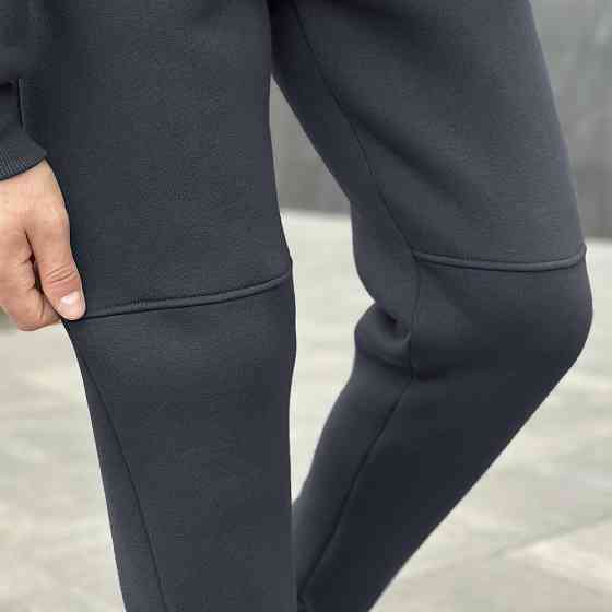 Темно-сірий спортивний чоловічий костюм осінь/зима Pobedov Space. Сірий спортивний костюм. Київ