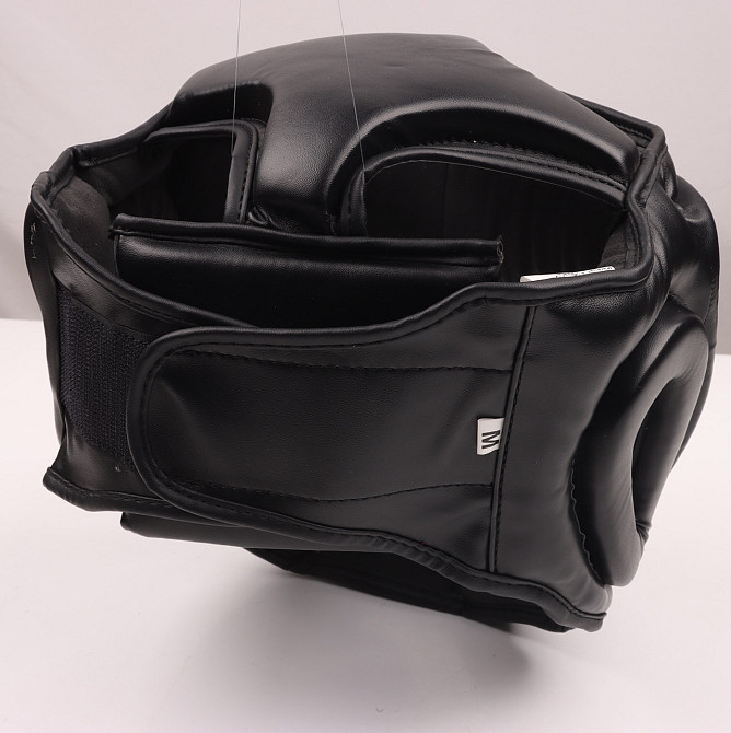 Боксерський шолом тренувальний PowerPlay 3048 Чорно-Білий S Кам'янське - фото 9