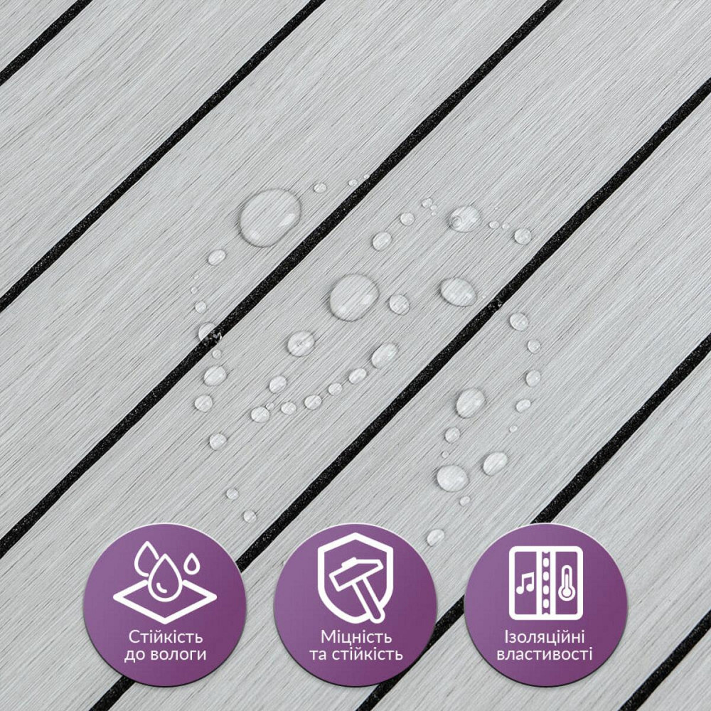 Покрытие виниловое самоклеющееся 3D рейки 600х600х2,8мм SW-00003243 Днепр - изображение 4