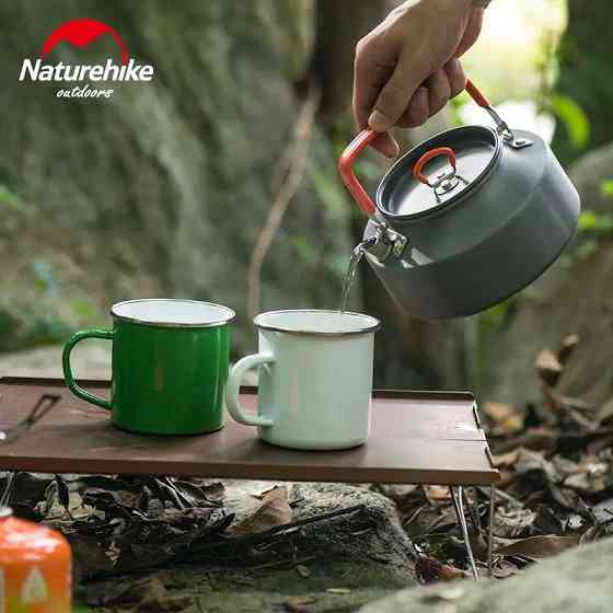 Туристичний чайник Naturehike NH17C020-H із алюмінію 1.45л (Сірий) Вінниця