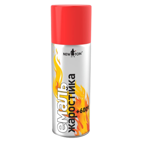 Емаль 400мл жаростійка червоний аерозоль NEW TON Житомир - фото 2