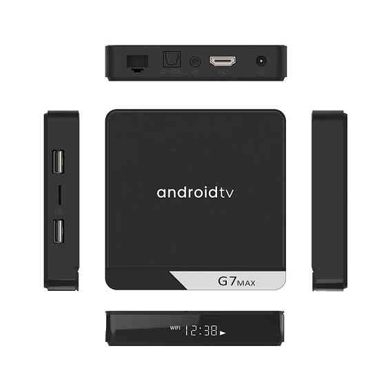 Смарт ТВ приставка G7 Max 4/64 Гб Android TV 11 Smart Box Андроїд ТВ бокс Київ