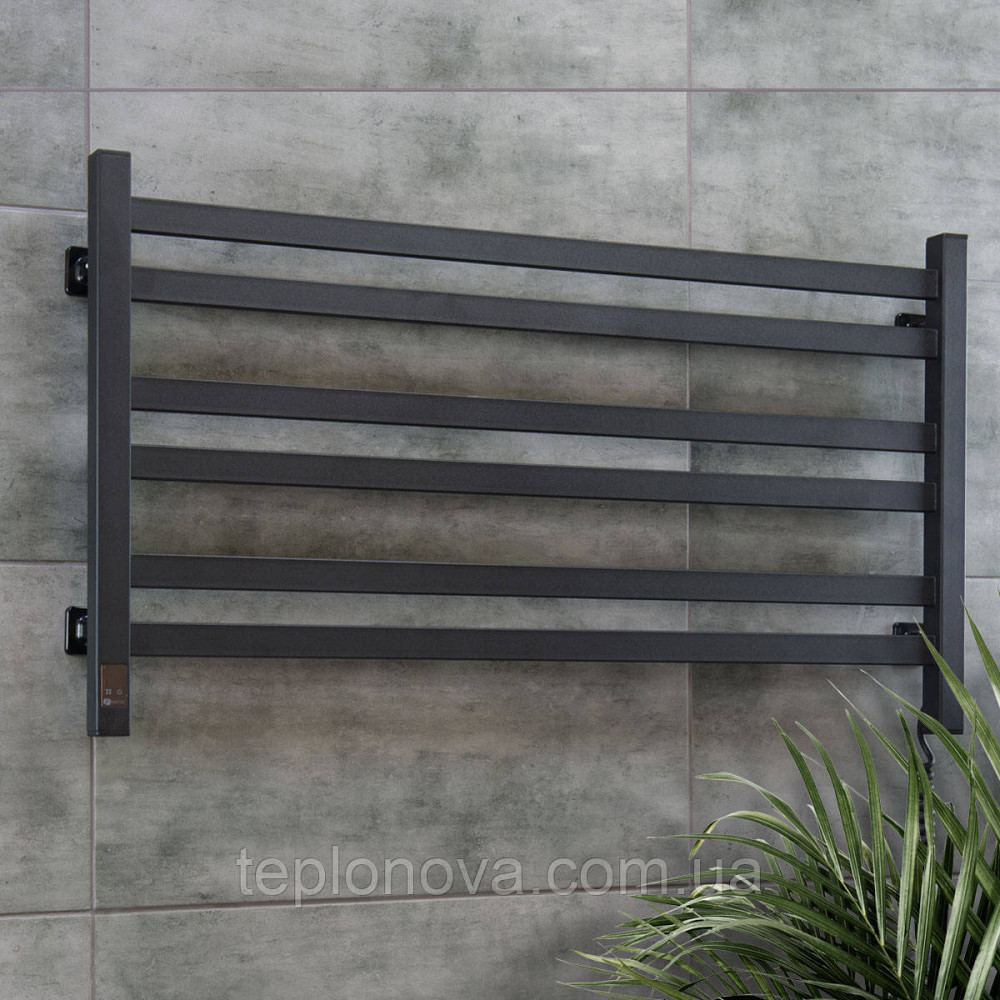 Полотенцесушитель Авангард 900х500 Sensor правый с таймером, чёрный муар Черновцы - изображение 5