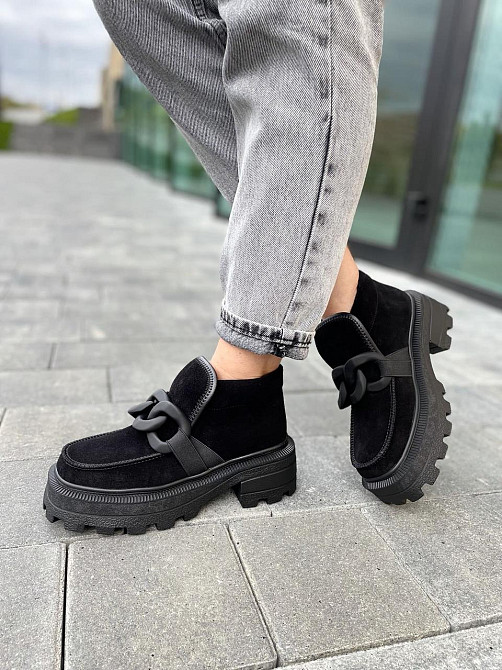 Marko Черевики жіночі DE MARKO чорні замша натуральна 40р. (4800) Коломия - фото 1