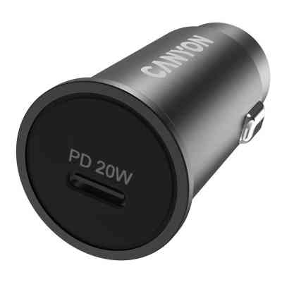 Зарядное устройство Canyon PD 20W Pocket size car charger (CNS-CCA20B) Винница