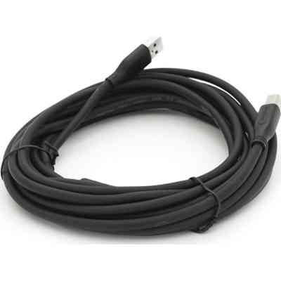 Кабель для принтера USB 2.0 AM/BM 5.0m ferrite black VEGGIEG (V-U207) Винница