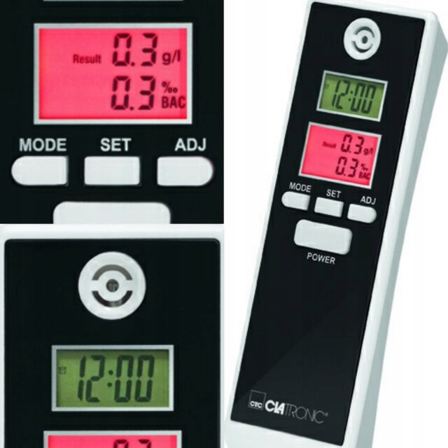 Алкотестер цифровой точный с ЖК-дисплеем Clatronic AT (3605) Питание 2хААА Нововолынск - изображение 1