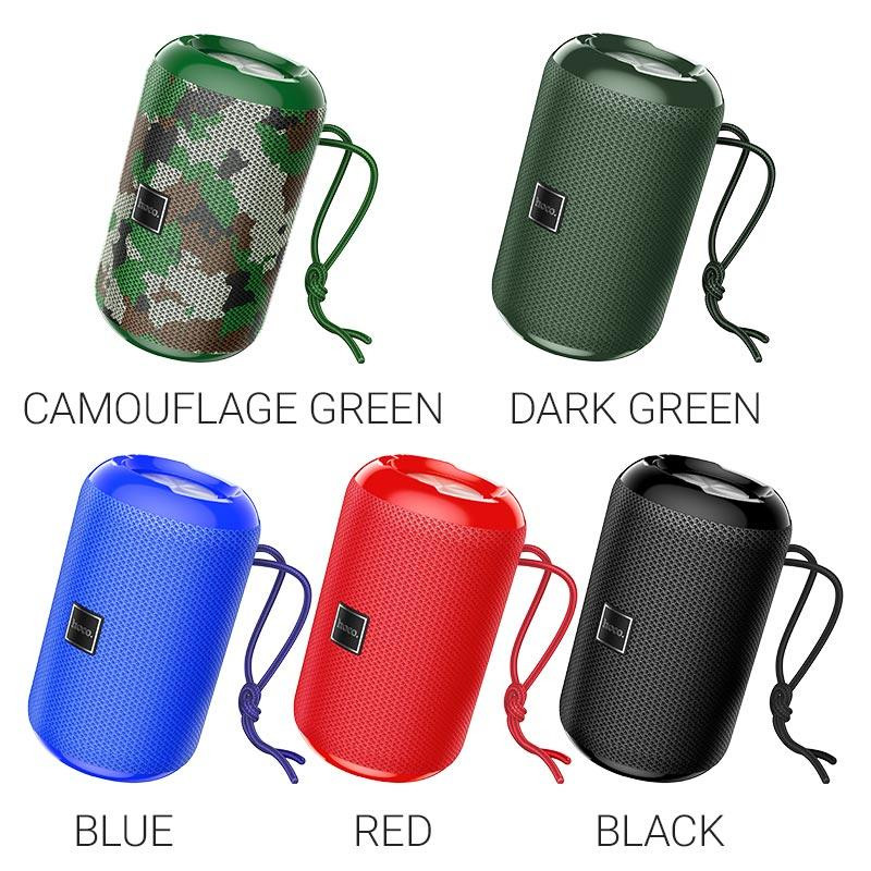 Портативна колонка HOCO HC1 Trendy sound sports wireless speaker Camouflage Green Київ - фото 3