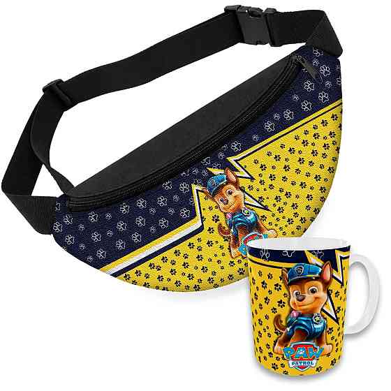 Дитячий набір Paw Patrol сумка-бананка + керамічна кружка з принтом (5571) Київ