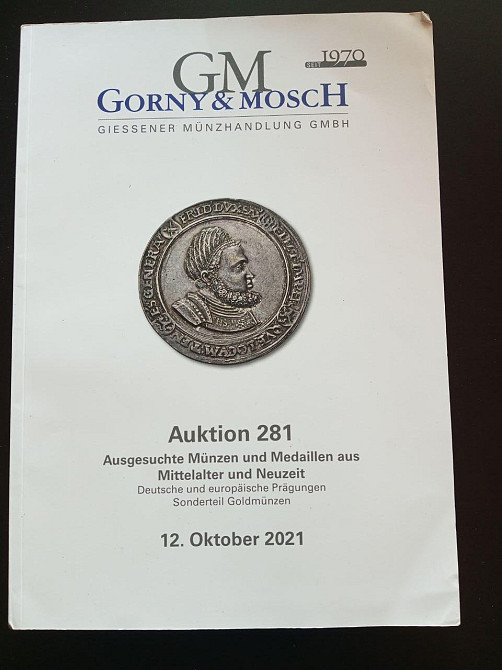 Каталог Аукційний. Gorny & moscH 281 Полтава - фото 1